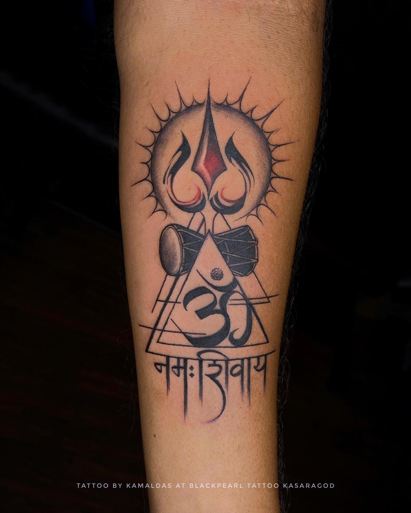 Trishul Tattoo ideas for Wrist