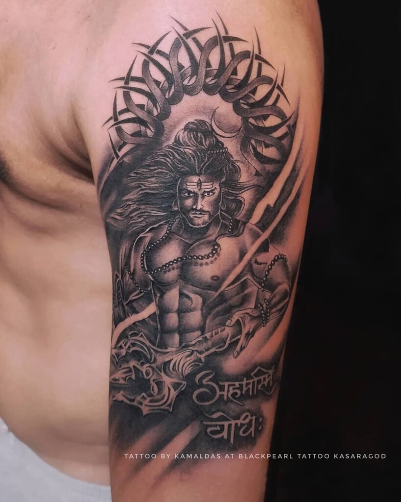 Natraj Tattoo on Full Sleeve Tattoo on Hand
