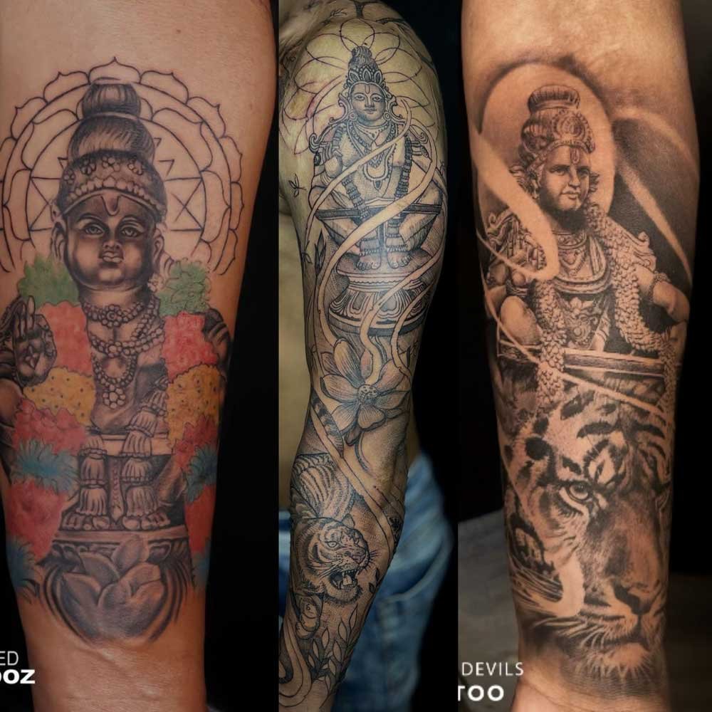 Ayyappa Tattoo Design Ideas