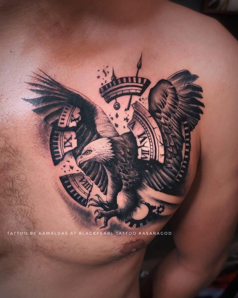 Eagle 03 blackpearl tattoo kasaragod