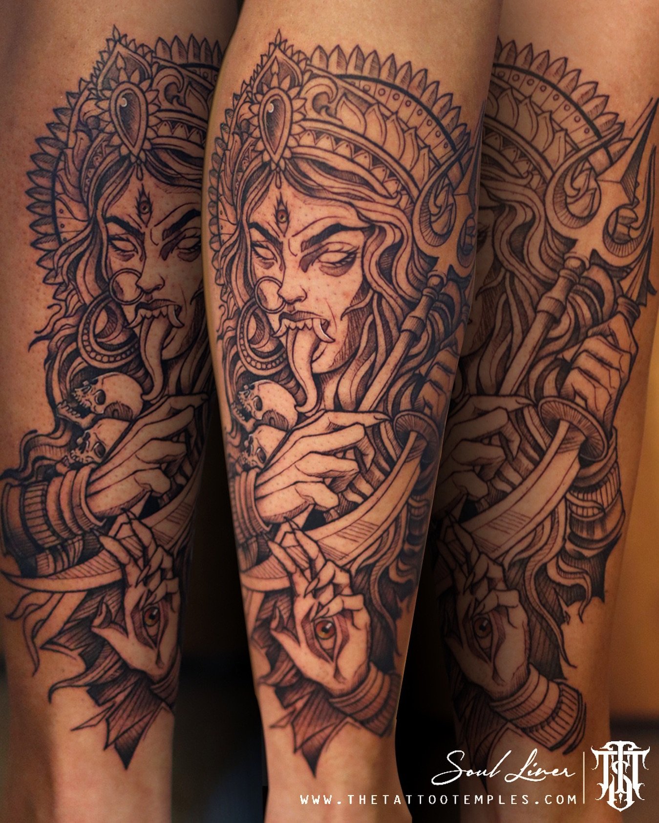 Goddess Durga Tattoos