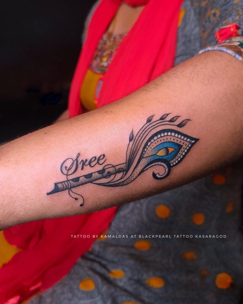 Krishna 03 blackpearl tattoo kasaragod