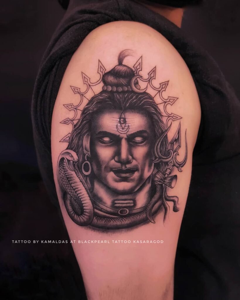 Meditating Shiva 04 blackpearl tattoo kasaragod