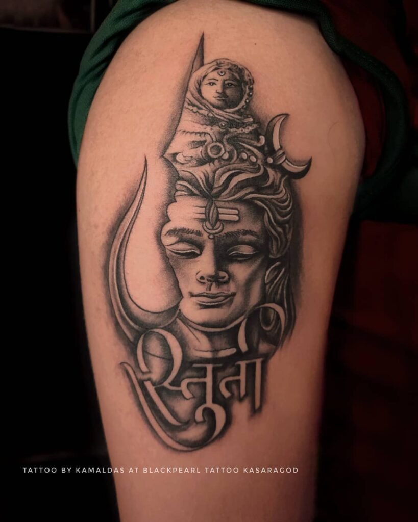 Meditating Shiva 05 blackpearl tattoo kasaragod