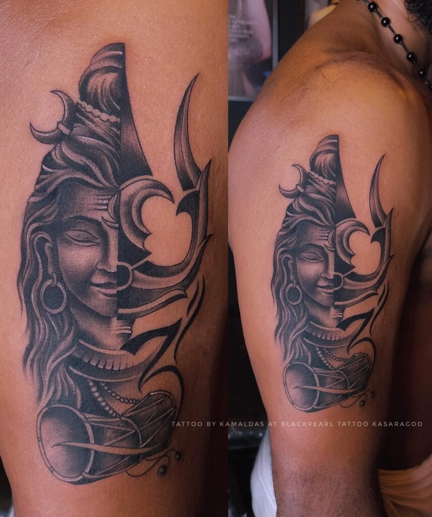 Meditating Shiva Krishna 03 blackpearl tattoo kasaragod