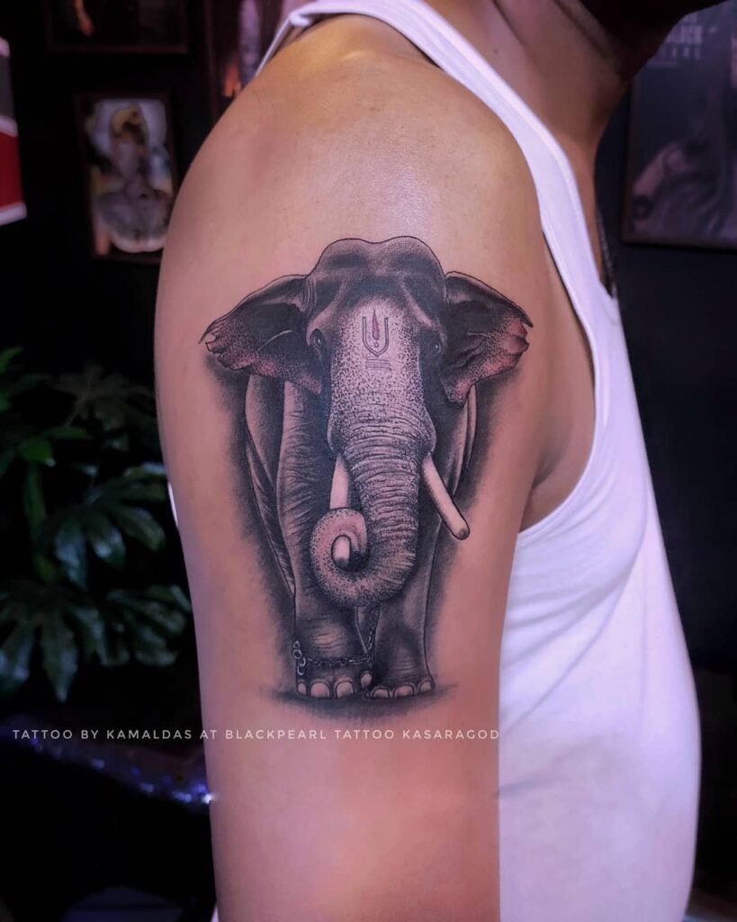 Elephant Tattoo Ideas for Males and Females 15 Real Elephant Portrait Tattoo of Famous Kerala Elephant - Pambadi Rajan on Hand