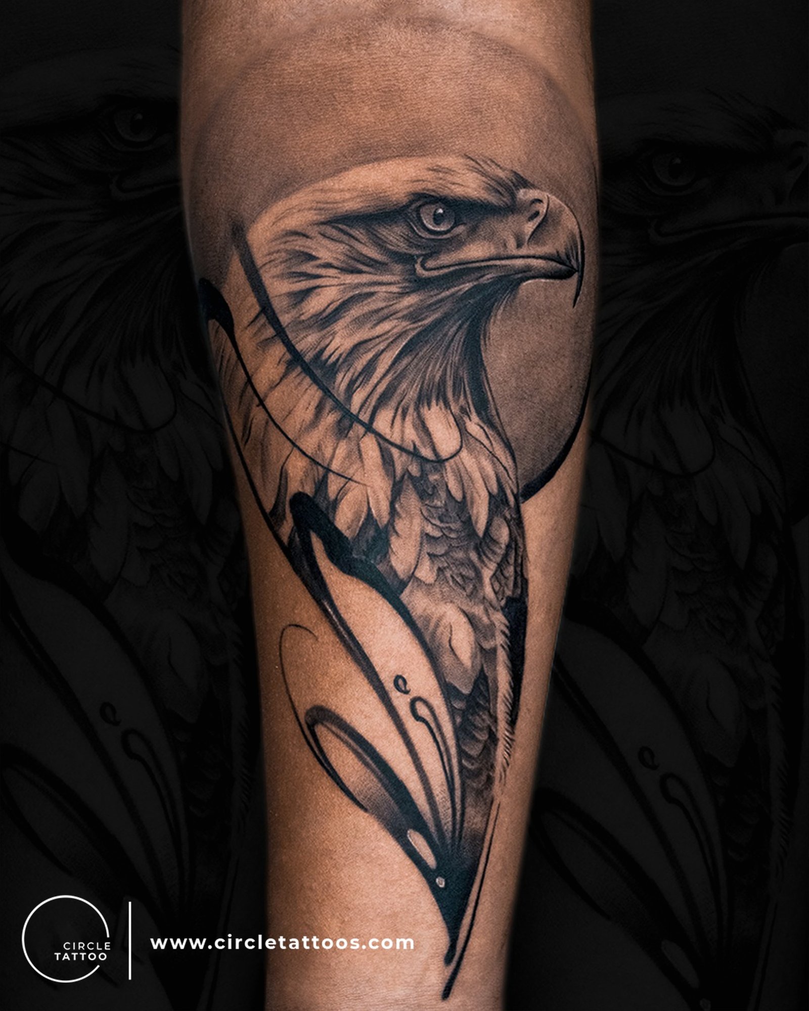 realistic eagle tattoo ideas