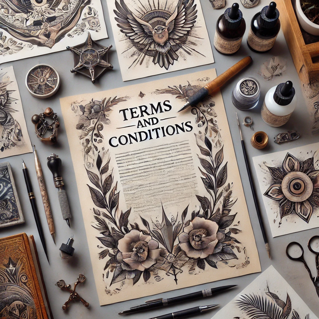 Terms and Conditions Page - Tattoo Pick