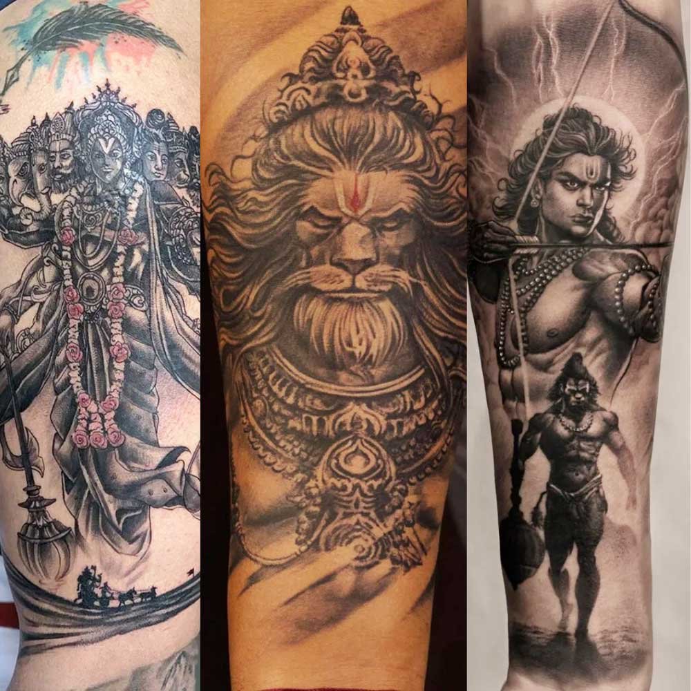 Vishnu Avatar Tattoo Design Ideas