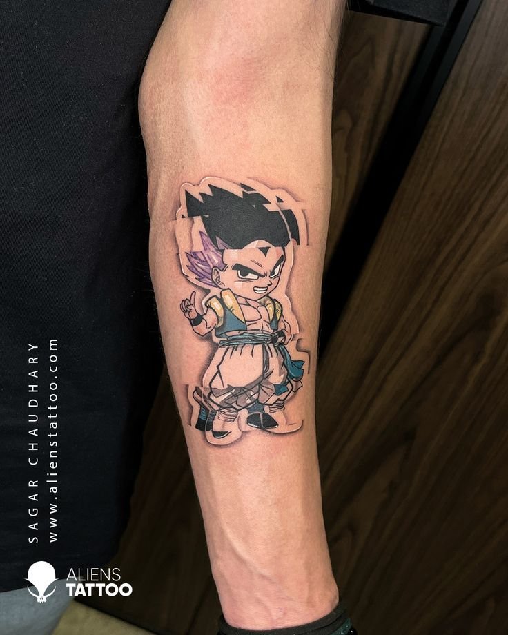 Dragon Ball Z - Son Goku - Hand Tattoo