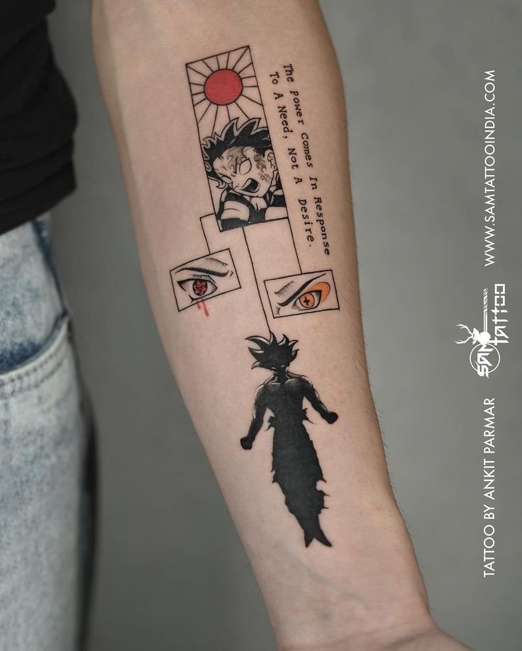 Demon Slayer - Tanjiro Kamado - Hand Tattoo Design