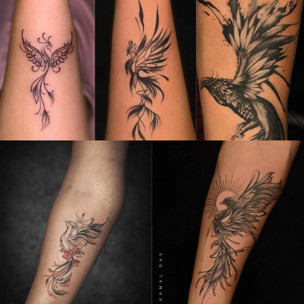 Phoenix Tattoo Design Ideas for Women