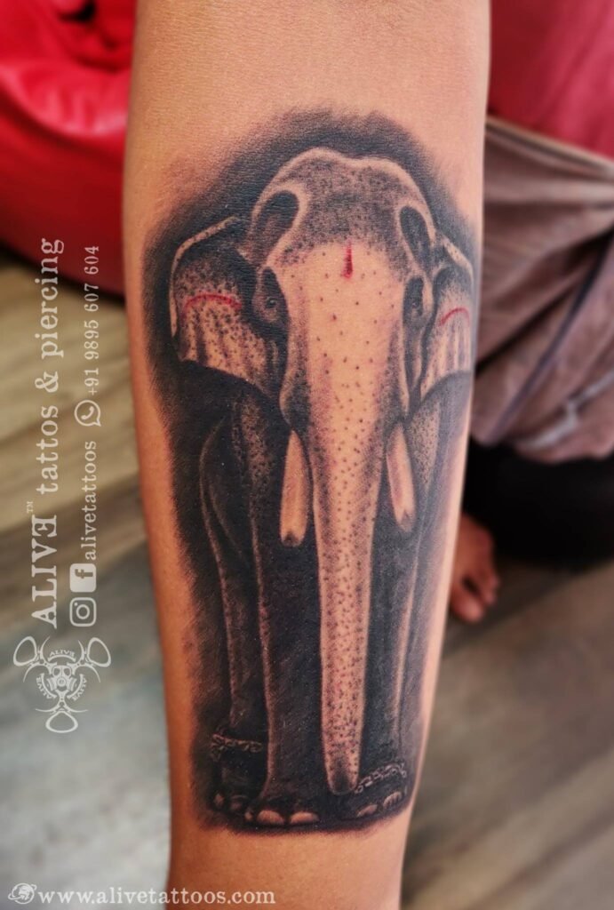 Thechikottukavu Ramachandran Tattoo Design on Hand